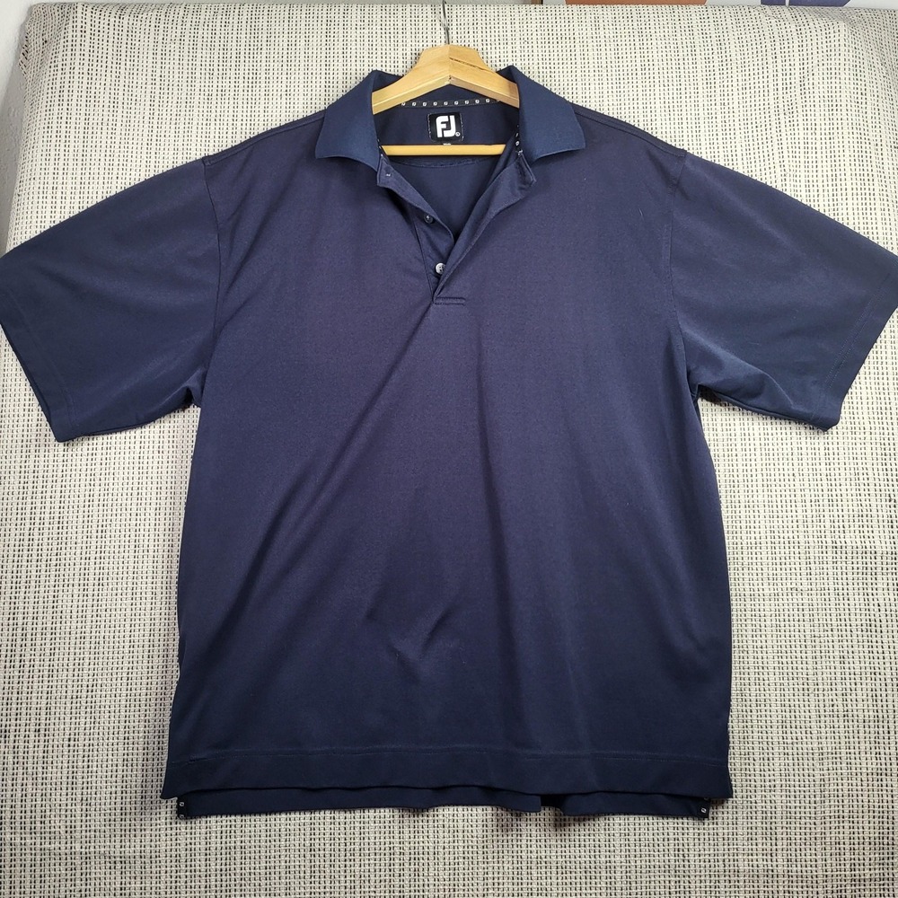 FootJoy Polo Shirt Mens‎ Large Golf Performance Lightweight Short Sleeve